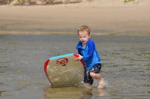Dylan & his body-board