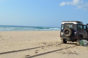 Landy on Beach